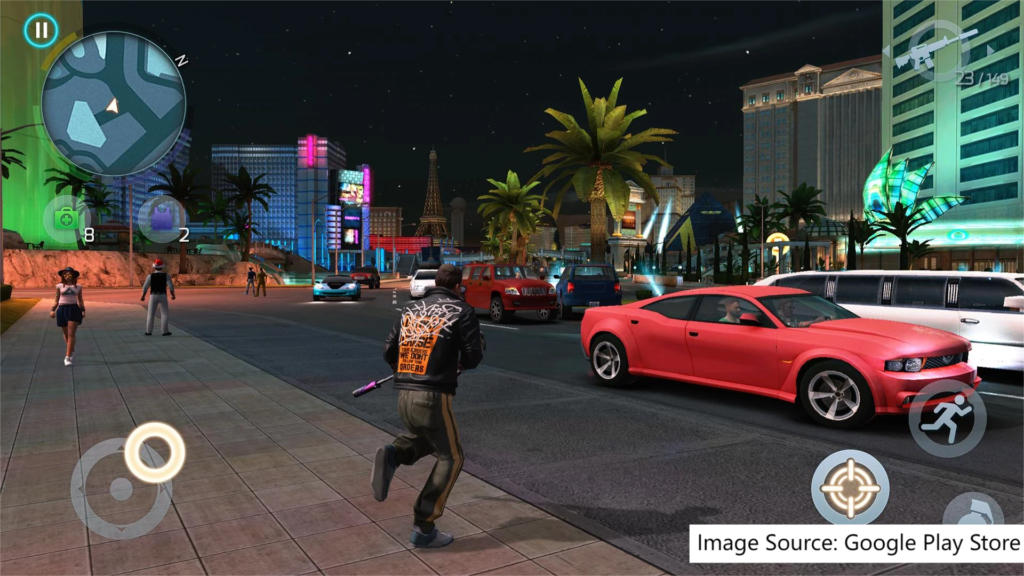 best open world games for android gangstar vegas gameplay