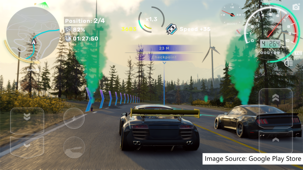 carx street racing gameplay android city driving