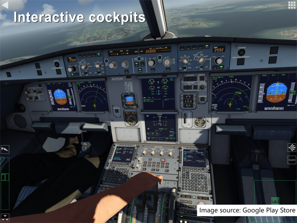aerofly fs global cockpit flight simulation
