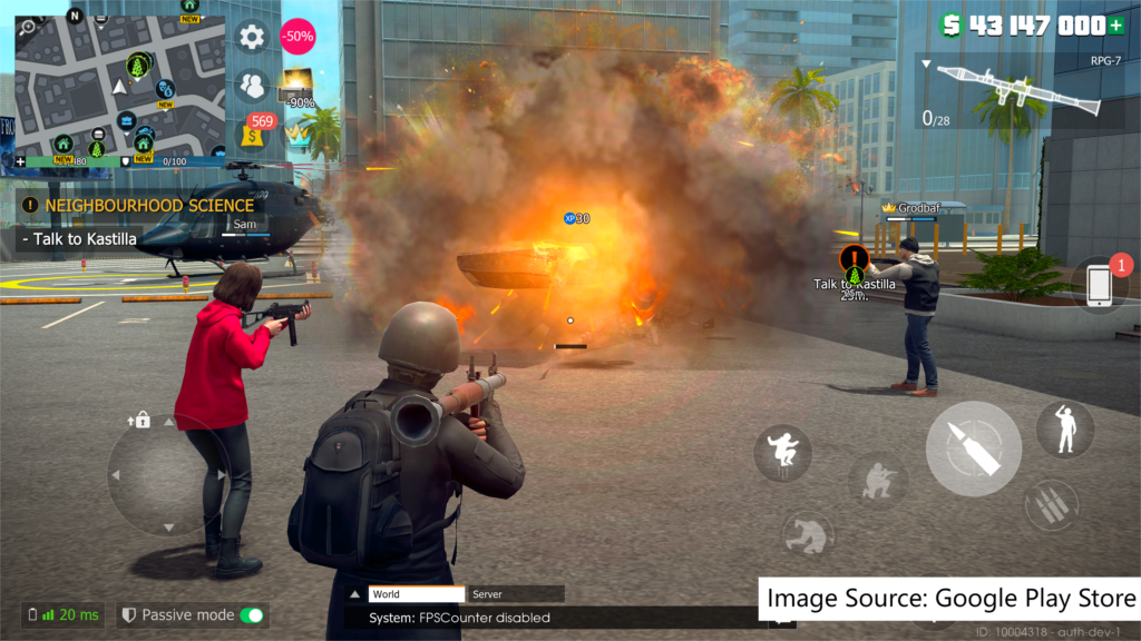 Grand Criminal Online Sandbox multiplayer android game