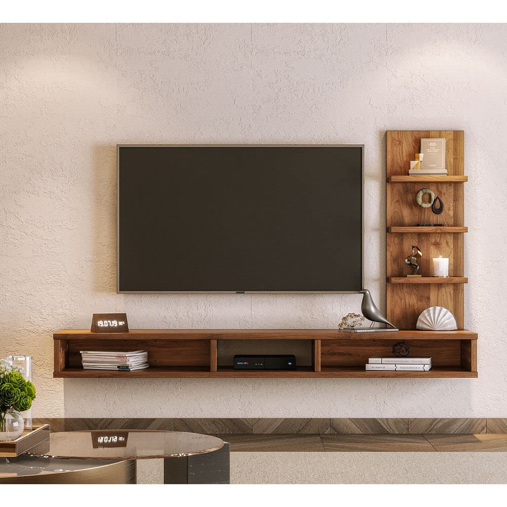 Best TV stands with cabinet doors and center shelf for organizing set-top box and home accessories