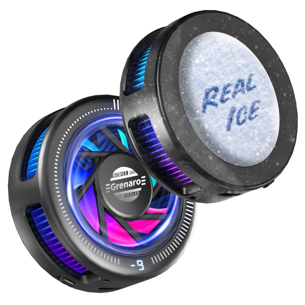 Travel scene using Phone Cooling Gadgets for Gaming with wired earphones